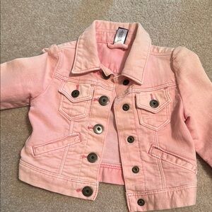 Gap Pink toddler denim Jacket